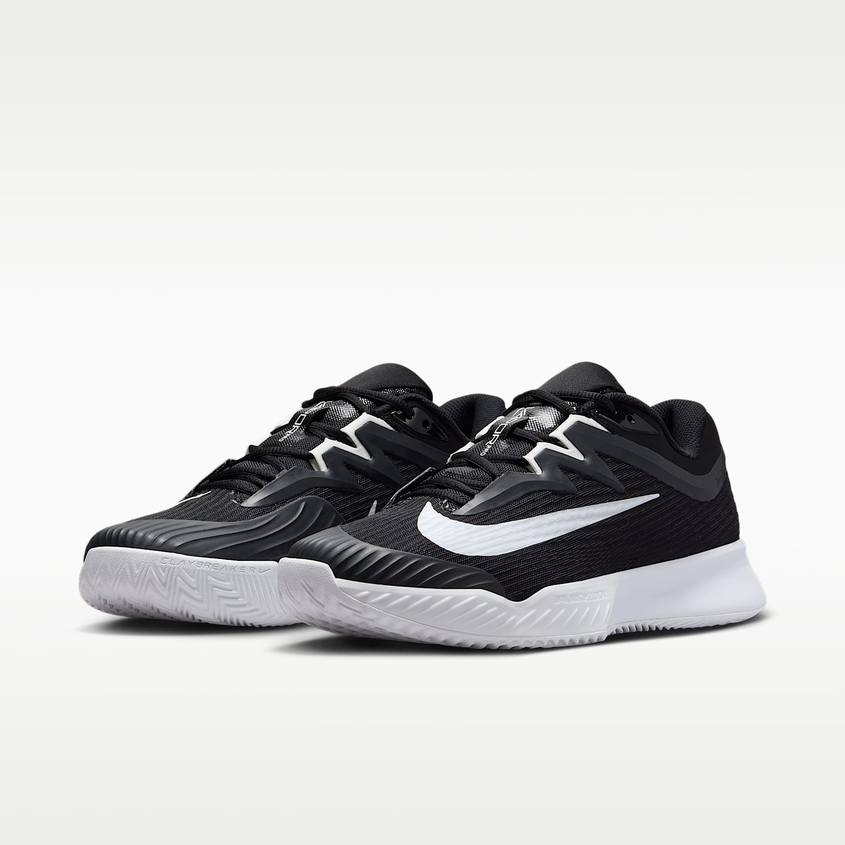 Nike Vapor Pro 3 Clay Court Tennisschuh (Herren) – Schwarz/Weiß