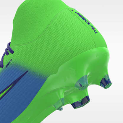 Nike Mercurial Superfly 11 Academy By You personalisierbarer High-Top-Fußballschuh für normalen Rasen – Multi-Color/Multi-Color [8526336765]