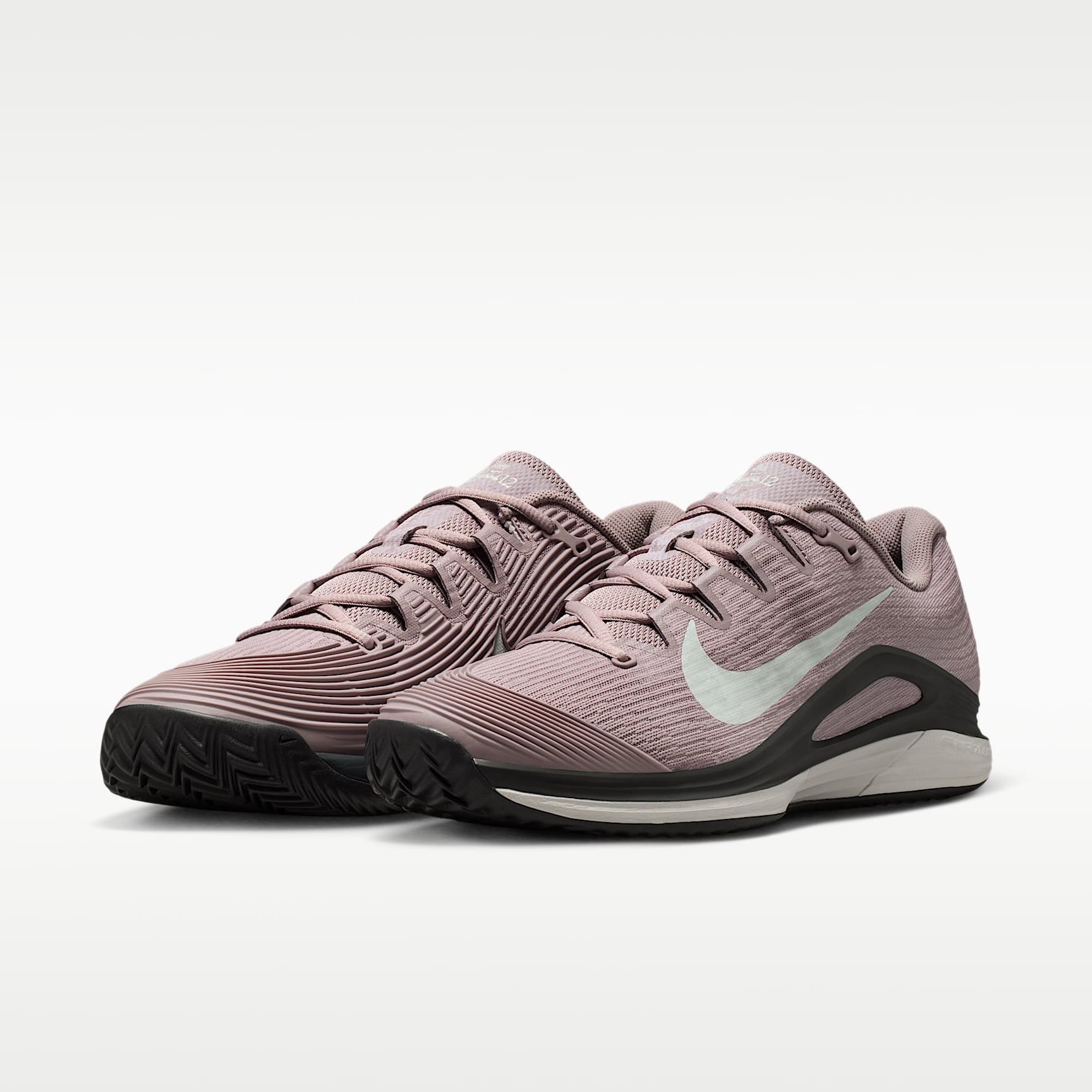 Nike Zoom Vapor 12 PRM Tennisschuhe für Clay Courts (Herren) – Light Violet Ore/Anthracite/Vast Grey/Barely Green