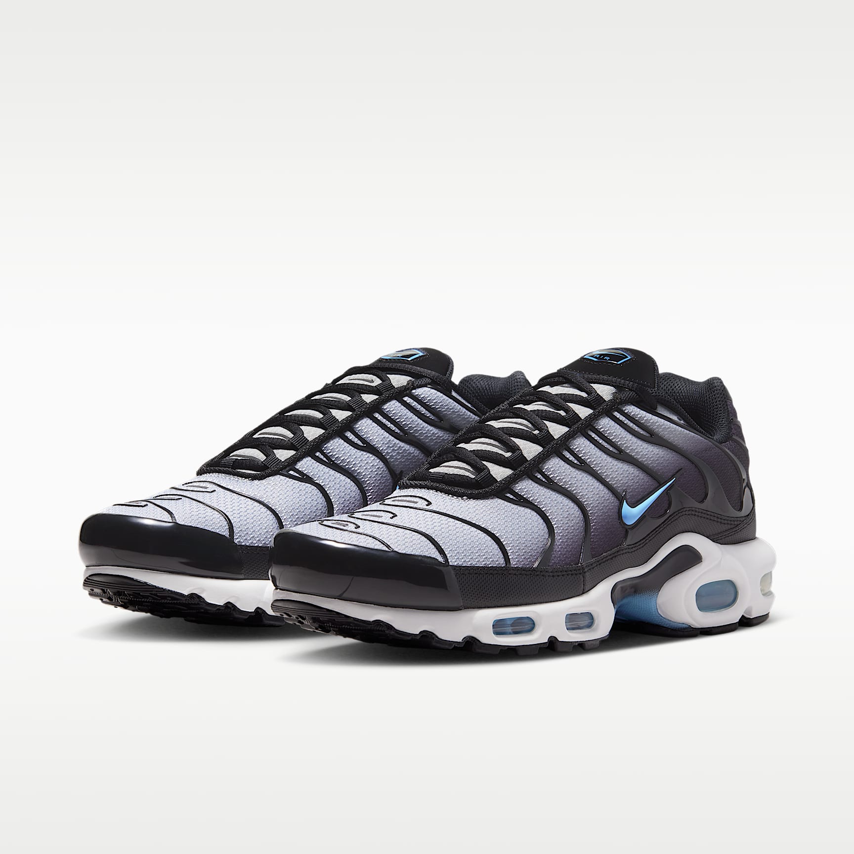 Nike Air Max Plus Schuh (Herren) – Schwarz/Light Smoke Grey/Weiß/Football Blue