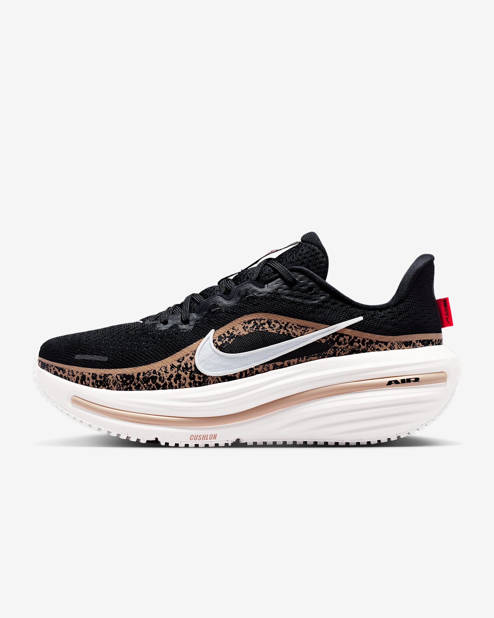 Nike Winflo 12 Straßenlaufschuh (Damen) – Schwarz/British Khaki/Fusion Red/Sail