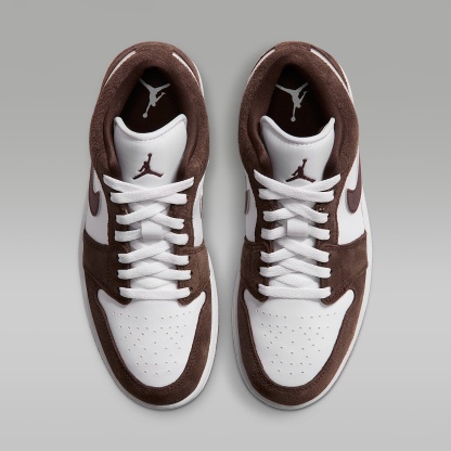 Air Jordan 1 Low Damenschuh – Cacao Wow/Weiß/Bronze Eclipse