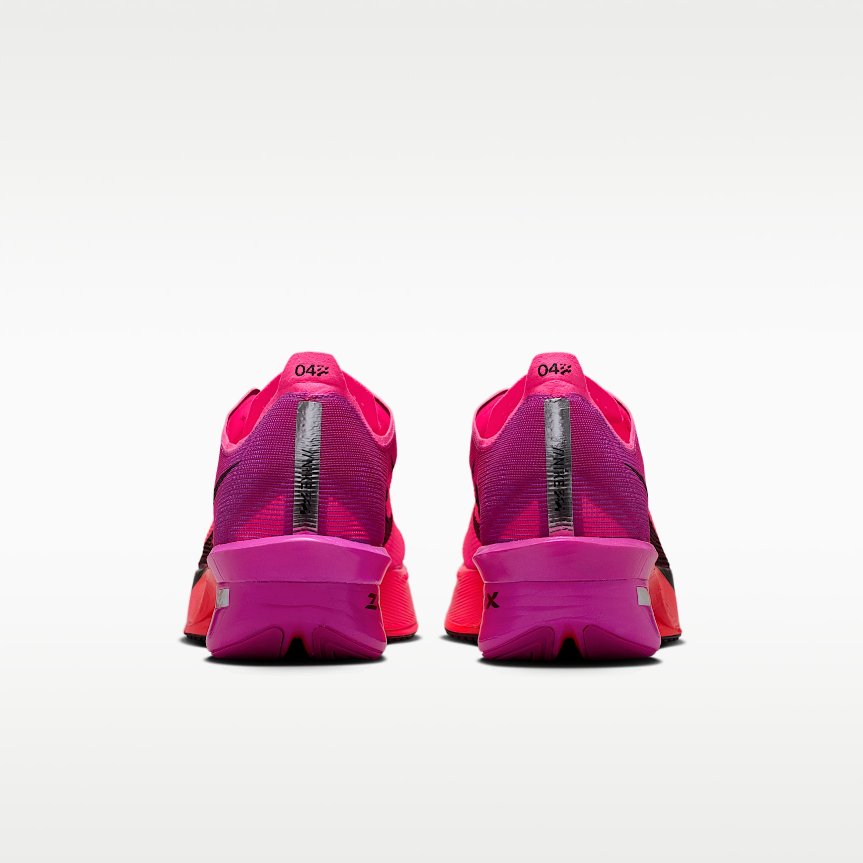 Nike Vaporfly 4 Straßenlaufschuh für Wettkämpfe (Damen) – Hyper Pink/Fuchsia Blast/Laser Crimson/Schwarz