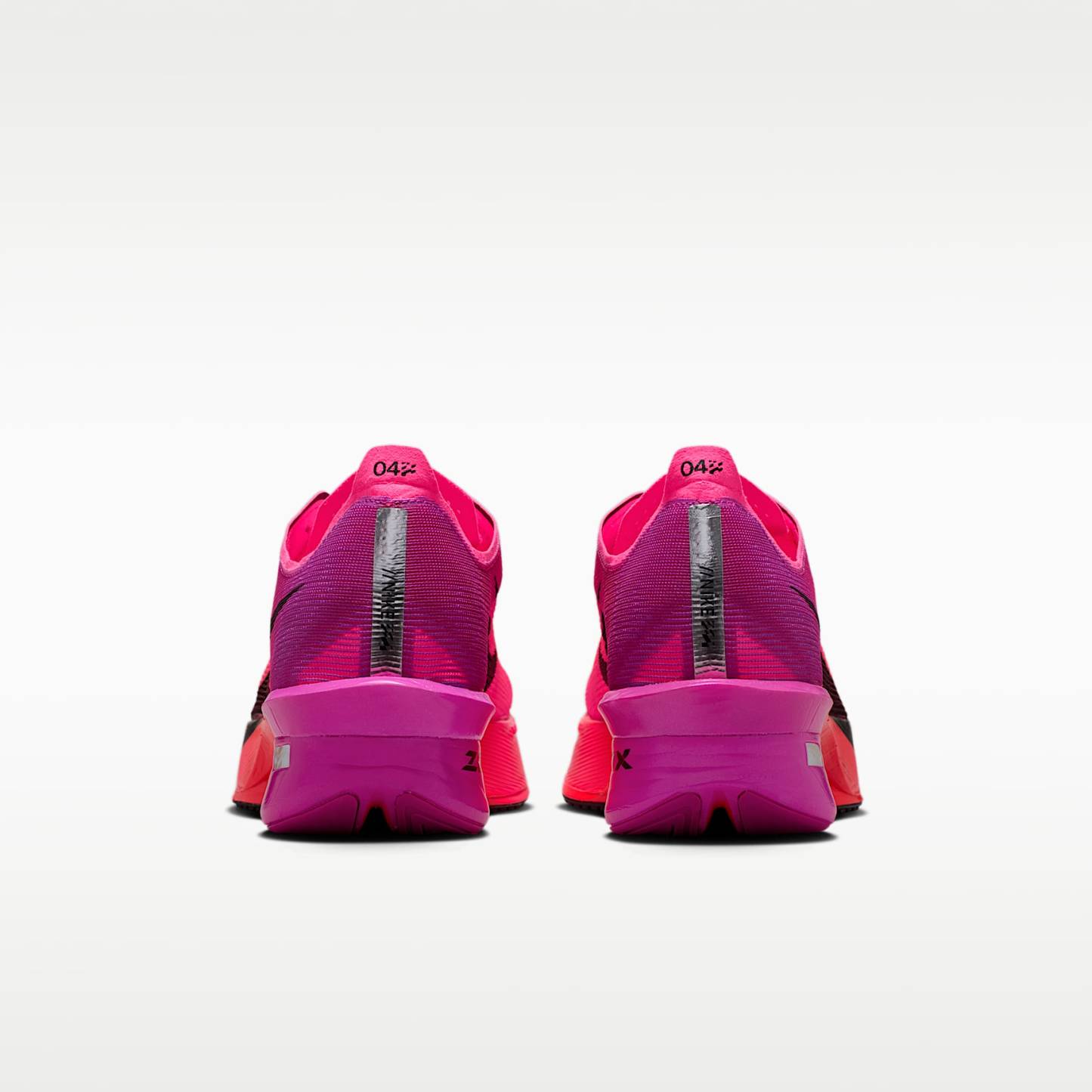 Nike Vaporfly 4 Straßenlaufschuh für Wettkämpfe (Damen) – Hyper Pink/Fuchsia Blast/Laser Crimson/Schwarz