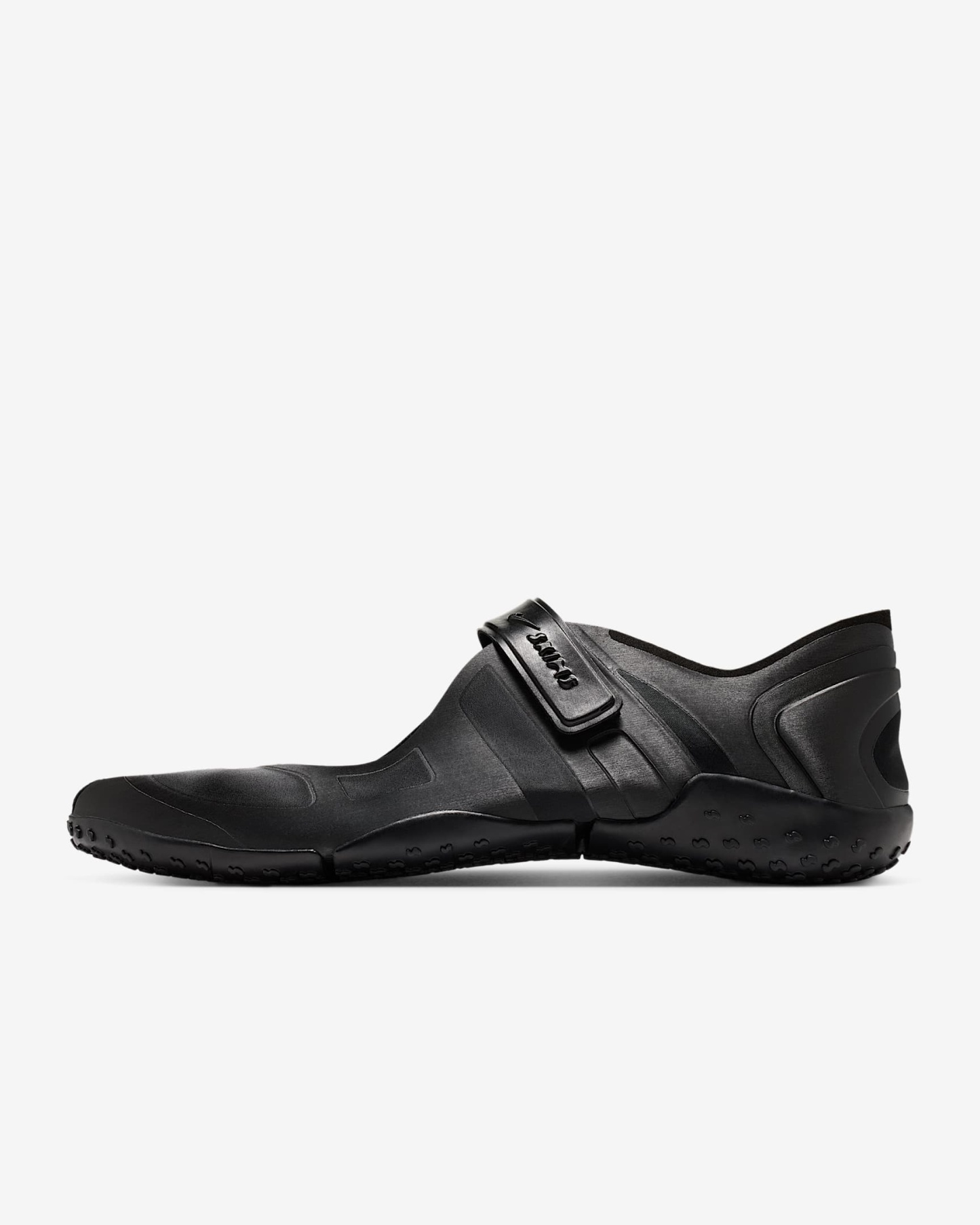 NikeSKIMS Rift Satin Schuh (Damen) – Schwarz/Schwarz/Schwarz