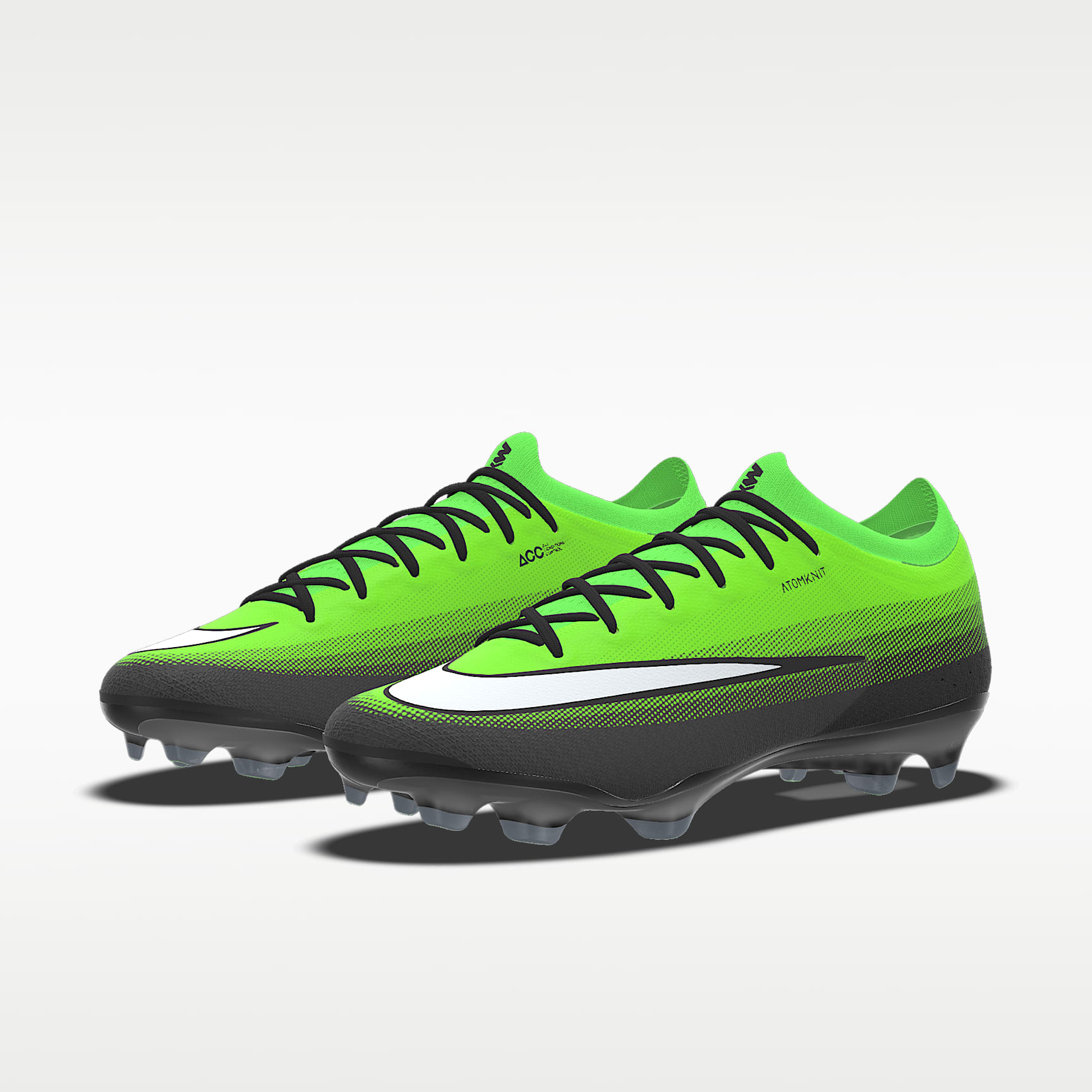 Nike Mercurial Vapor 17 Elite By You personalisierbarer Low-Top-Fußballschuh für normalen Rasen – Bright Crimson/Weiß [4505374220]