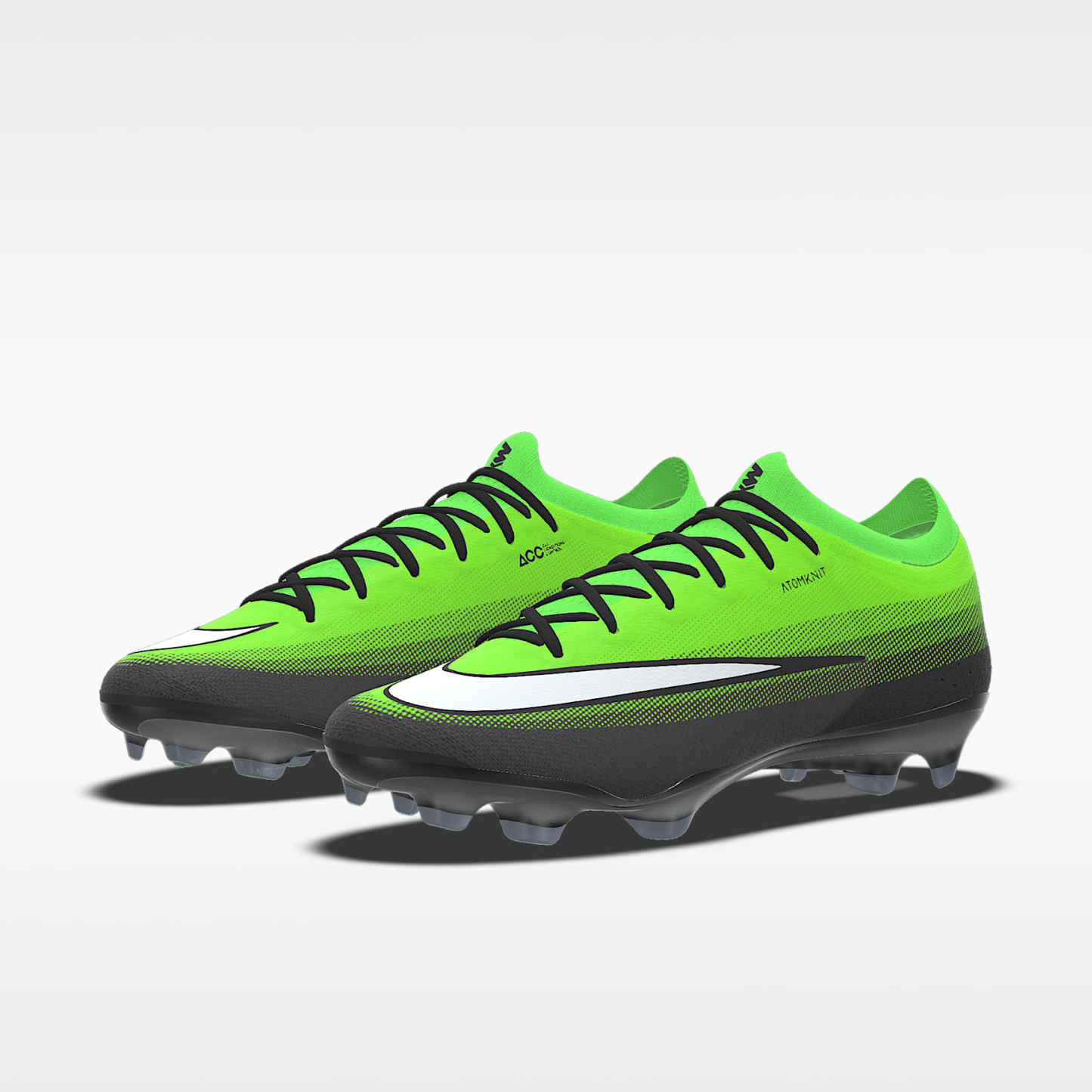 Nike Mercurial Vapor 17 Elite By You personalisierbarer Low-Top-Fußballschuh für normalen Rasen – Bright Crimson/Weiß [4505374220]
