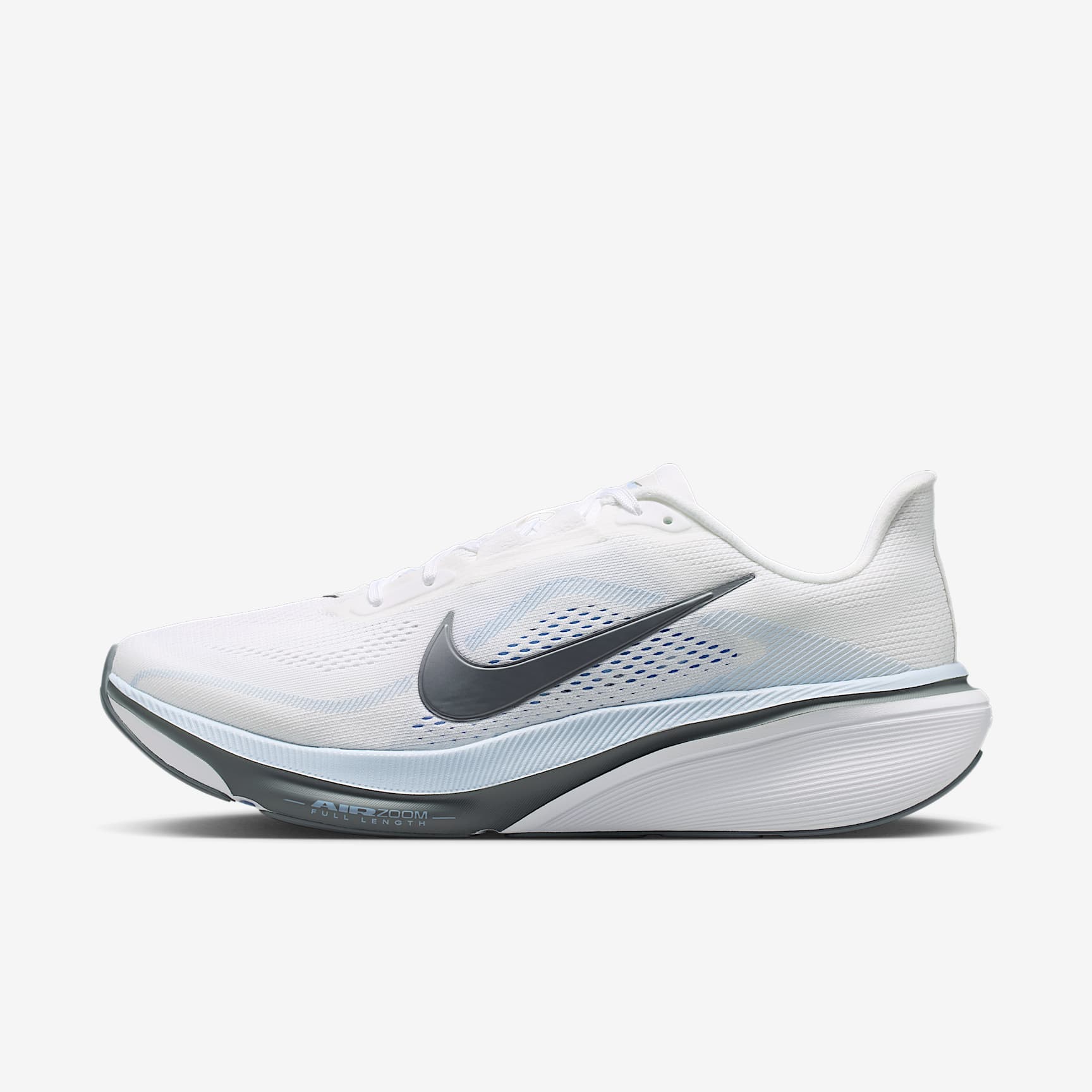 Nike Pegasus 42 Straßenlaufschuh (Herren) – Weiß/Grey Fog/Aluminum/Cool Grey