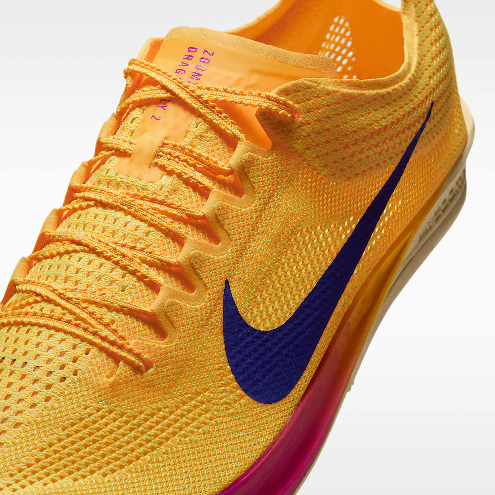 Nike Dragonfly 2 Track & Field Langstrecken-Spikes – Citron Pulse/Vivid Purple/Indigo Burst