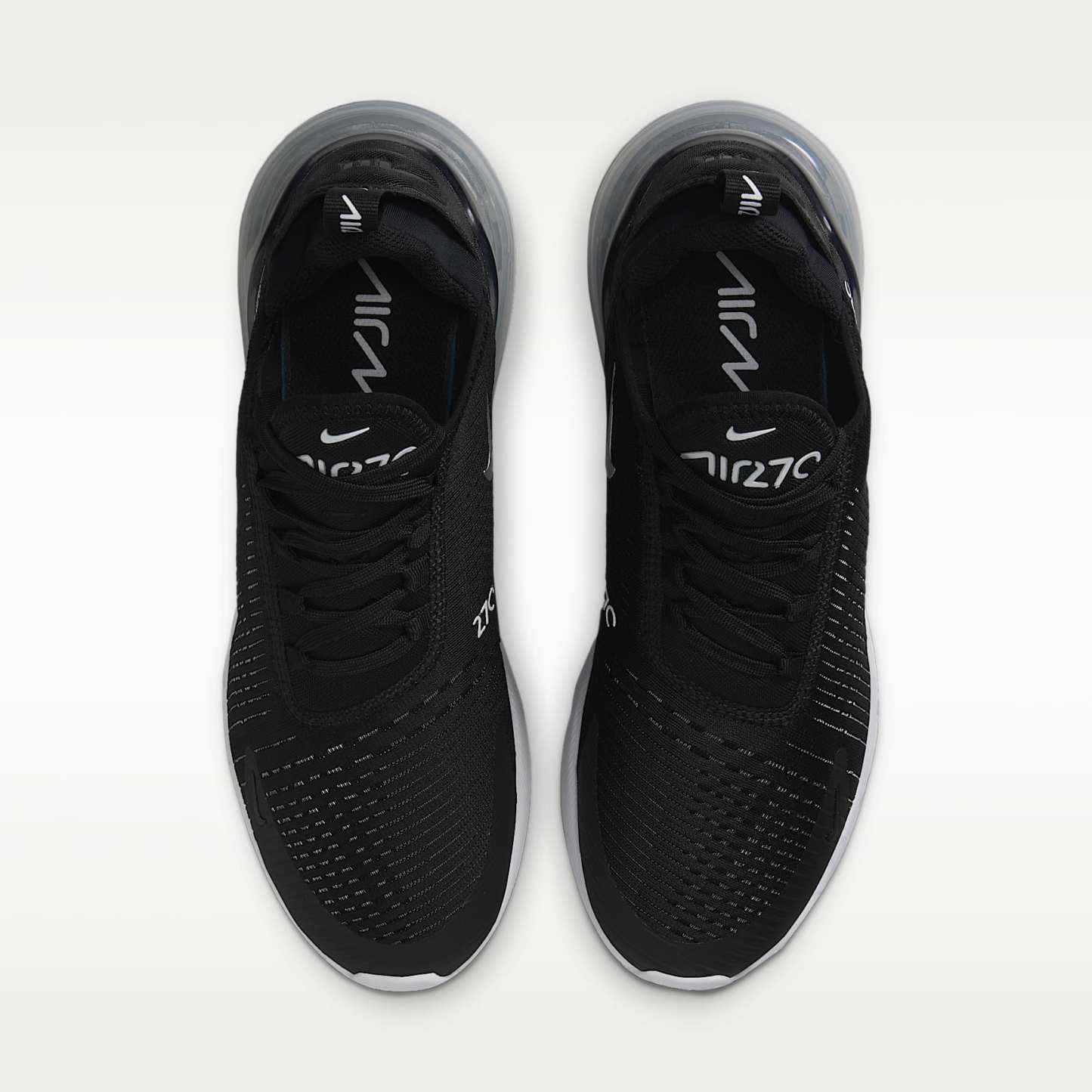 Nike Air Max 270 Damenschuh – Schwarz/Weiß/Metallic Silver