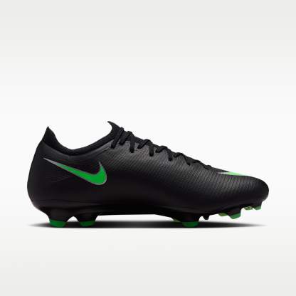 Nike Mercurial Vapor 17 Pro Low-Top-Fußballschuh für normalen Rasen – Schwarz/Schwarz/Illusion Green