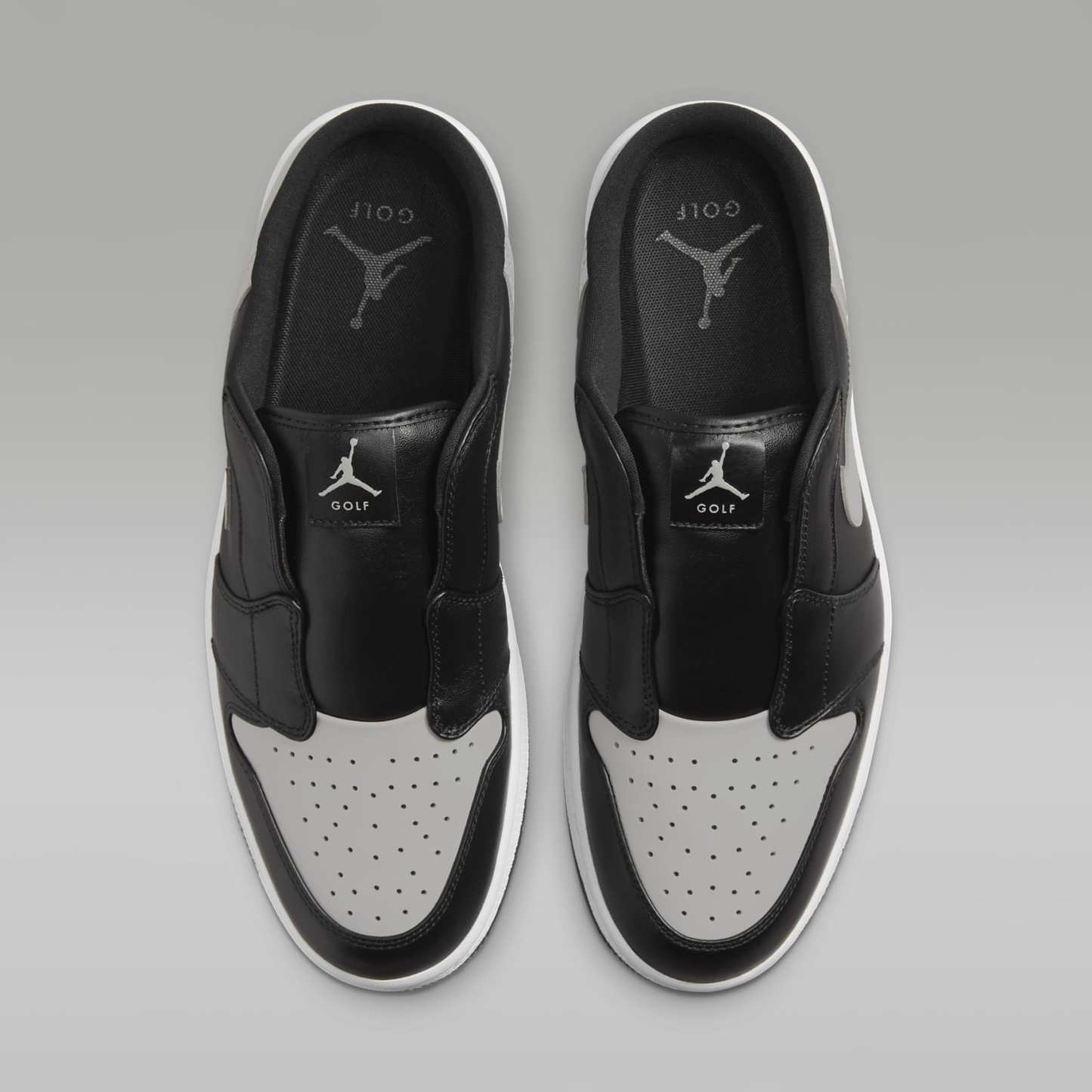 Air Jordan Mule Golfschuh – Schwarz/Weiß/Medium Grey