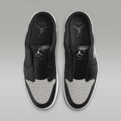 Air Jordan Mule Golfschuh – Schwarz/Weiß/Medium Grey