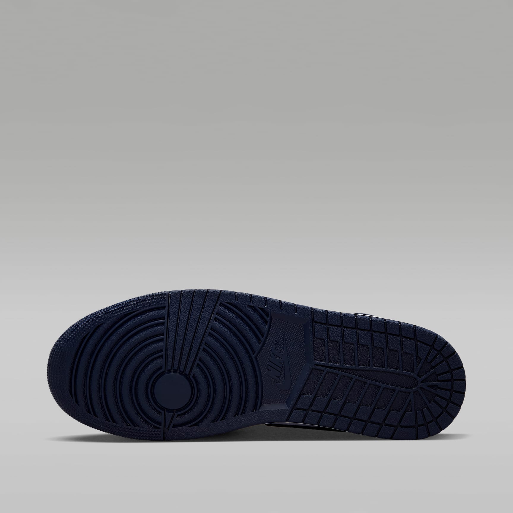 Air Jordan 1 Mid Schuh (Herren) – Obsidian/Weiß/Grey Fog/Obsidian