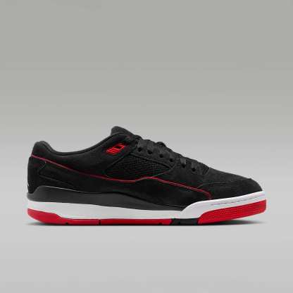 Jordan Flight Court Schuh (Herren) – Schwarz/University Red/Weiß