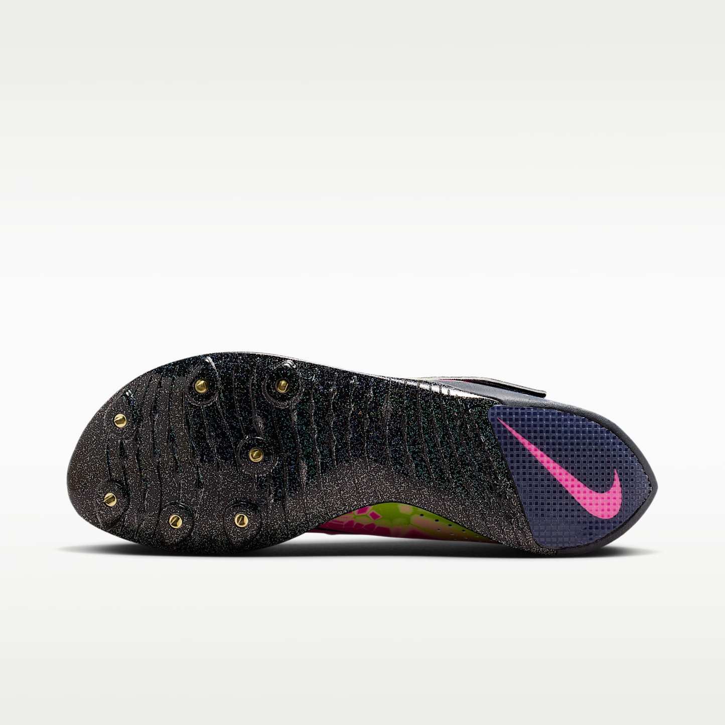 Nike Long Jump Elite Glam Leichtathletik-Sprung-Spikes – Pink Blast/Blue Void/Electric Green/Schwarz