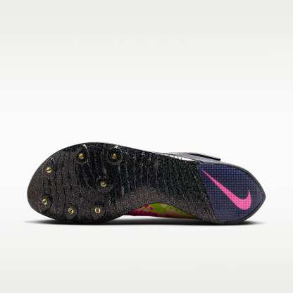 Nike Long Jump Elite Glam Leichtathletik-Sprung-Spikes – Pink Blast/Blue Void/Electric Green/Schwarz