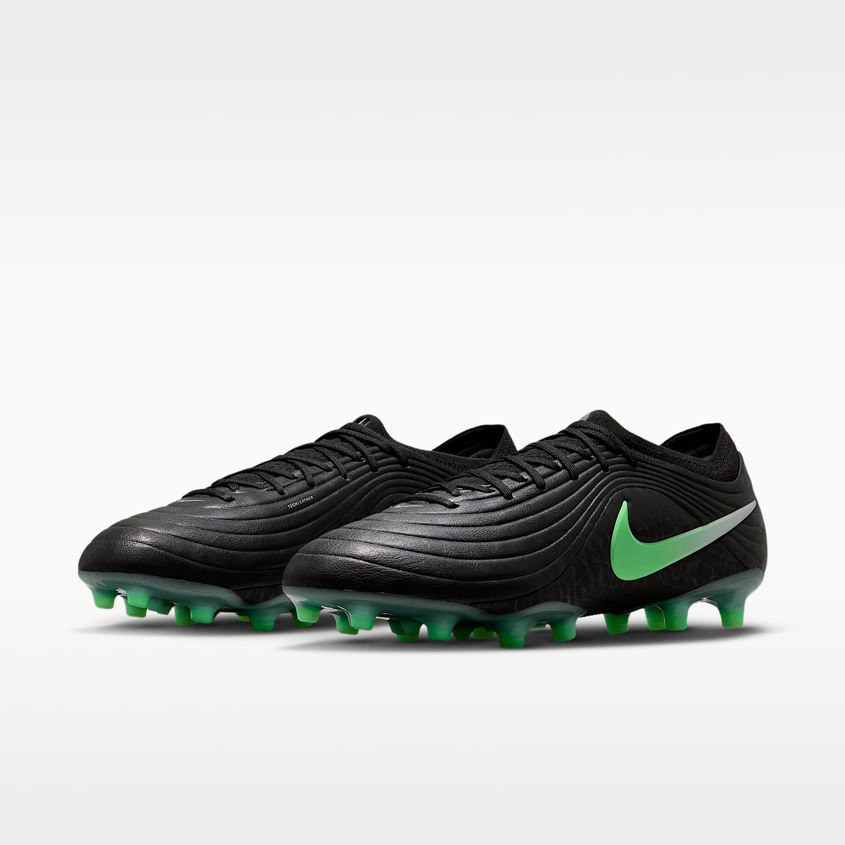 Nike Tiempo Maestro Elite Low Top Fußballschuh für Kunstrasen – Schwarz/Schwarz/Illusion Green