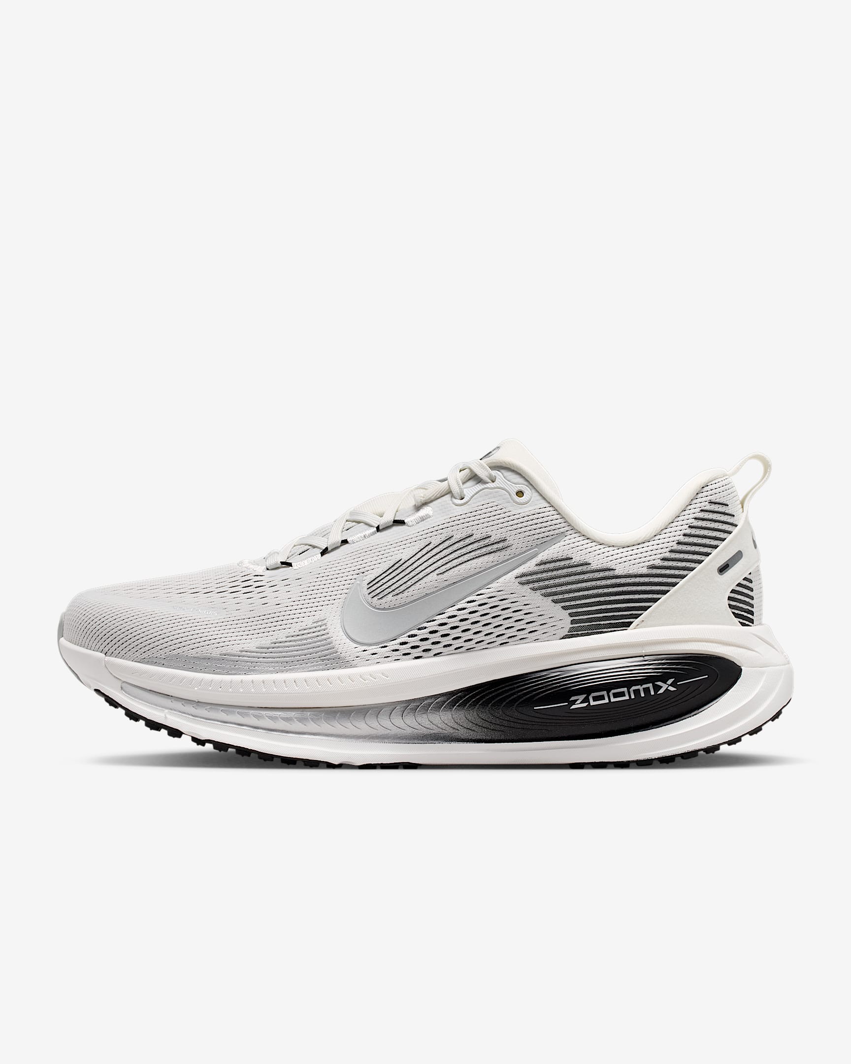 Nike Vomero 18 Straßenlaufschuh (Herren) – Summit White/Schwarz/Off White/Metallic Silver