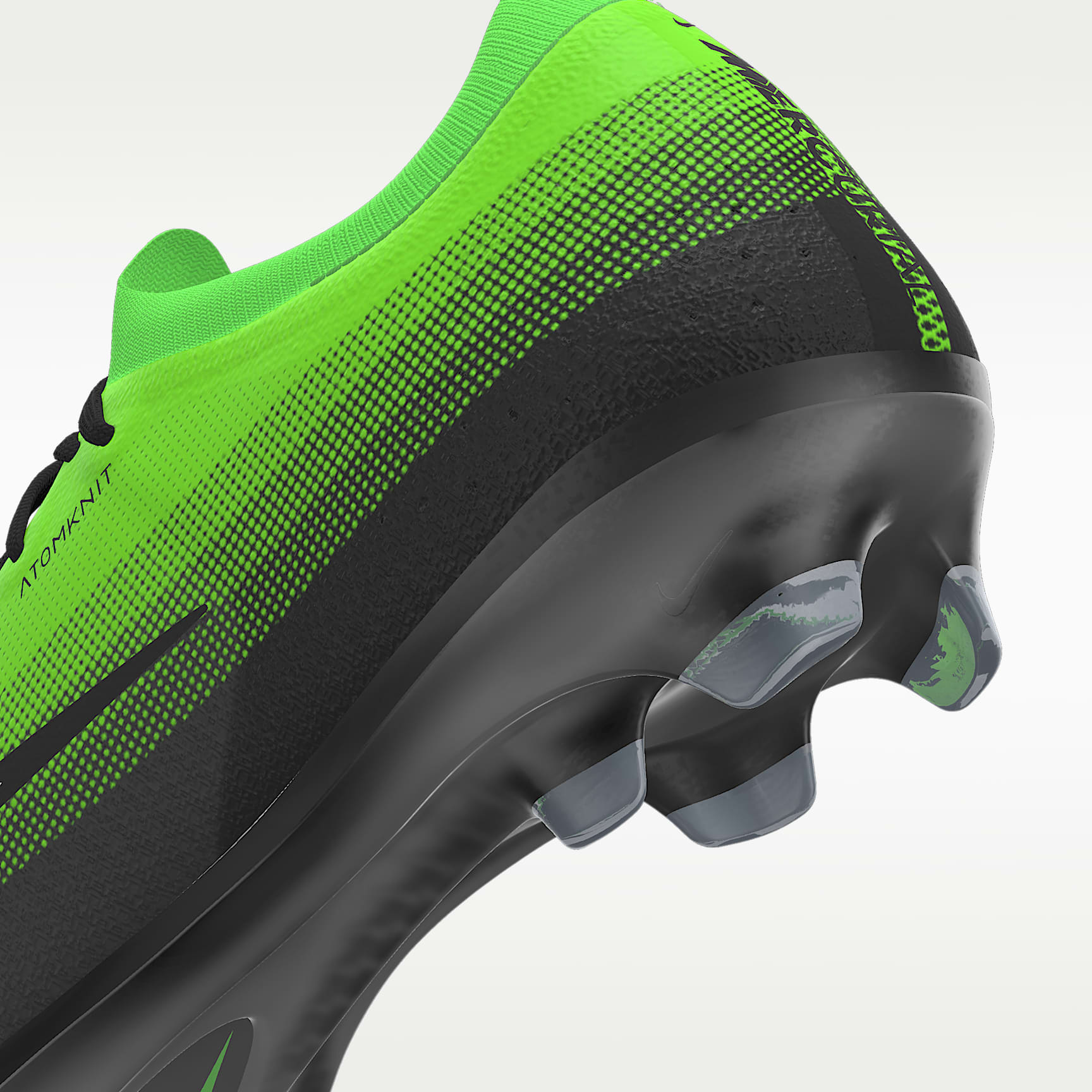 Nike Mercurial Vapor 17 Elite By You personalisierbarer Low-Top-Fußballschuh für normalen Rasen – Bright Crimson/Weiß [4505374220]