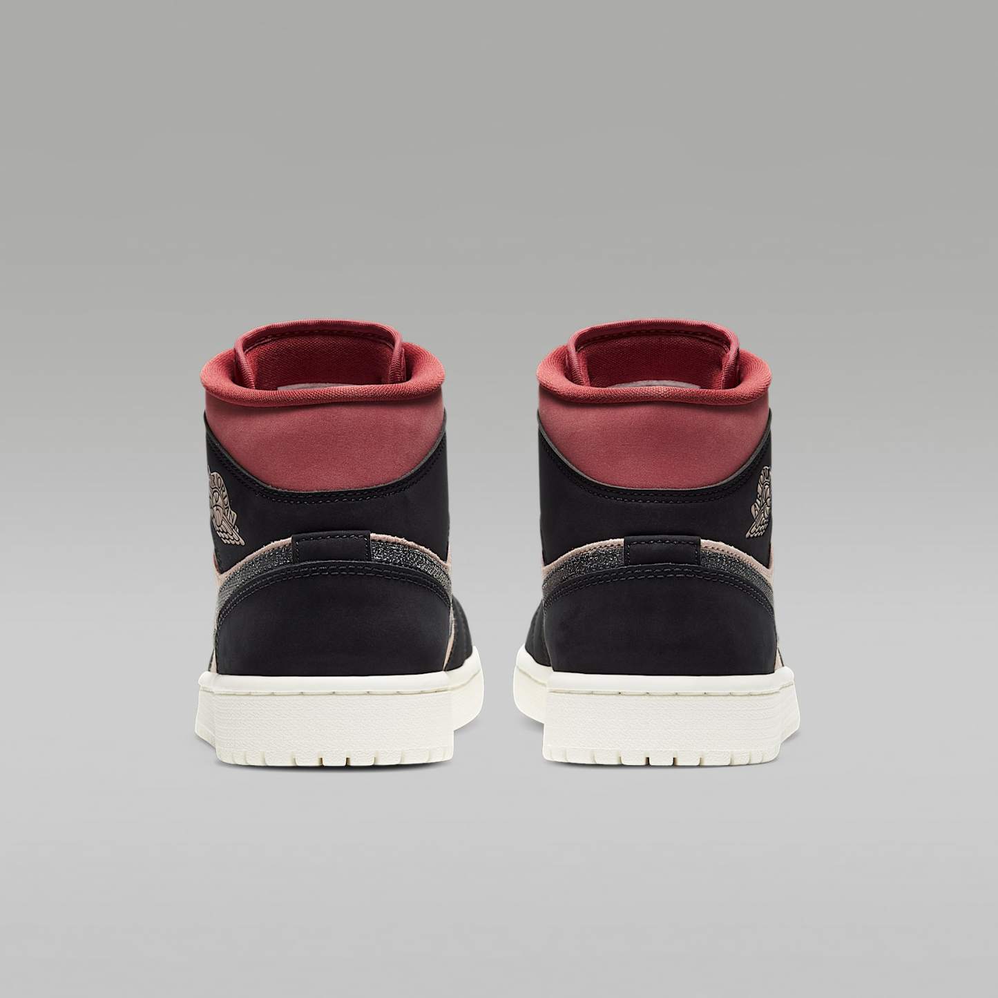 Air Jordan 1 Mid Schuh (Damen) – Particle Beige/Canyon Rust/Sail/Schwarz