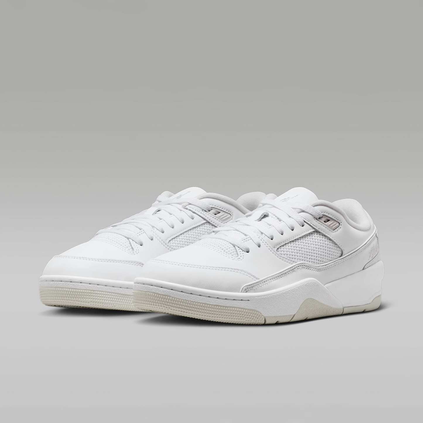 Jordan Flight Court Schuh (Herren) – Weiß/Vast Grey