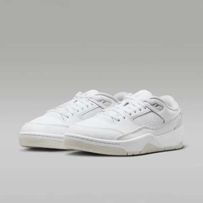 Jordan Flight Court Schuh (Herren) – Weiß/Vast Grey
