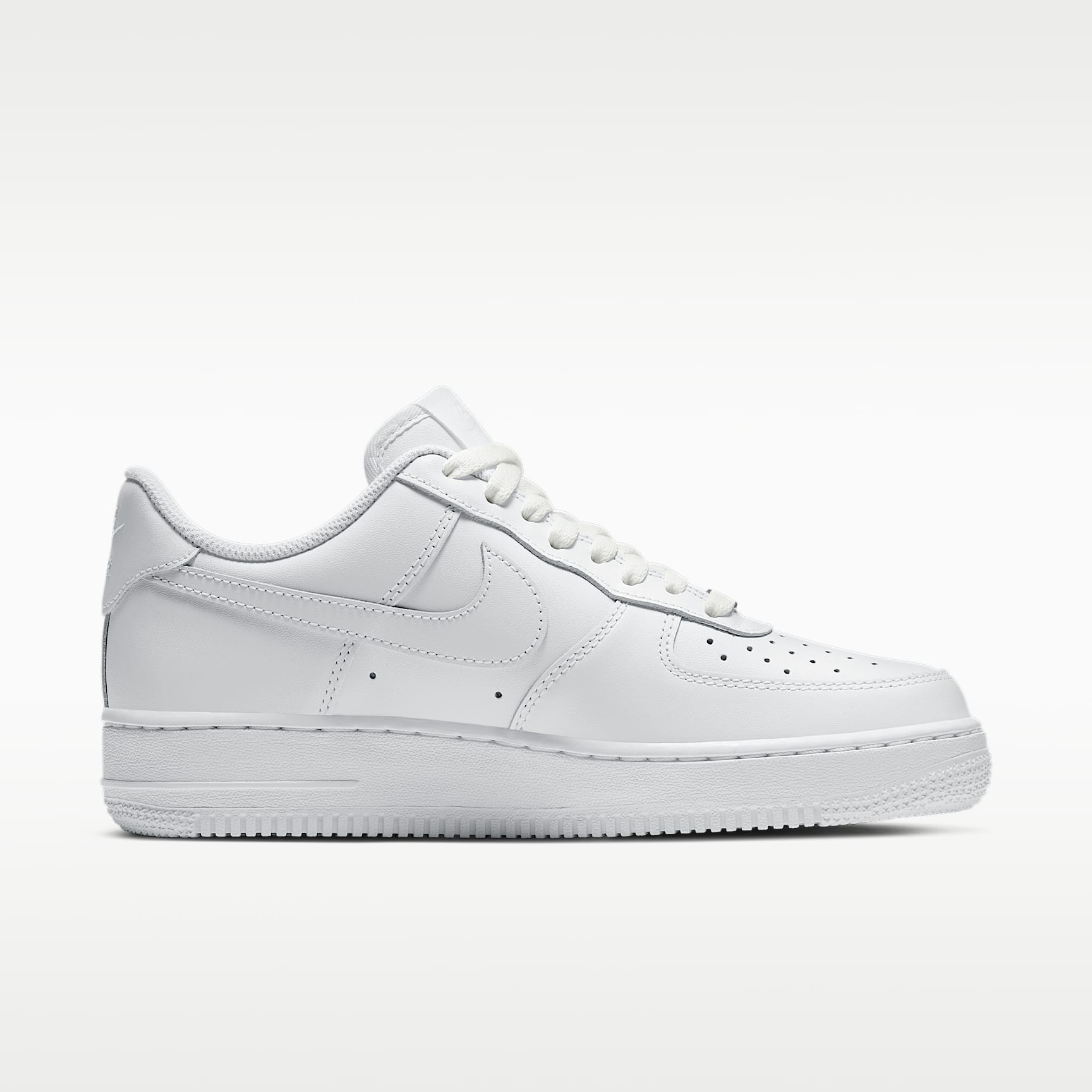 Nike Air Force 1 '07 Schuh (Damen) – Weiß/Weiß/Weiß/Weiß