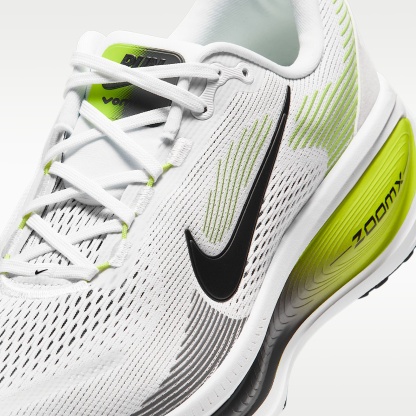 Nike Vomero 18 Straßenlaufschuh (Herren) – Weiß/Lemon Venom/Dark Grey/Schwarz