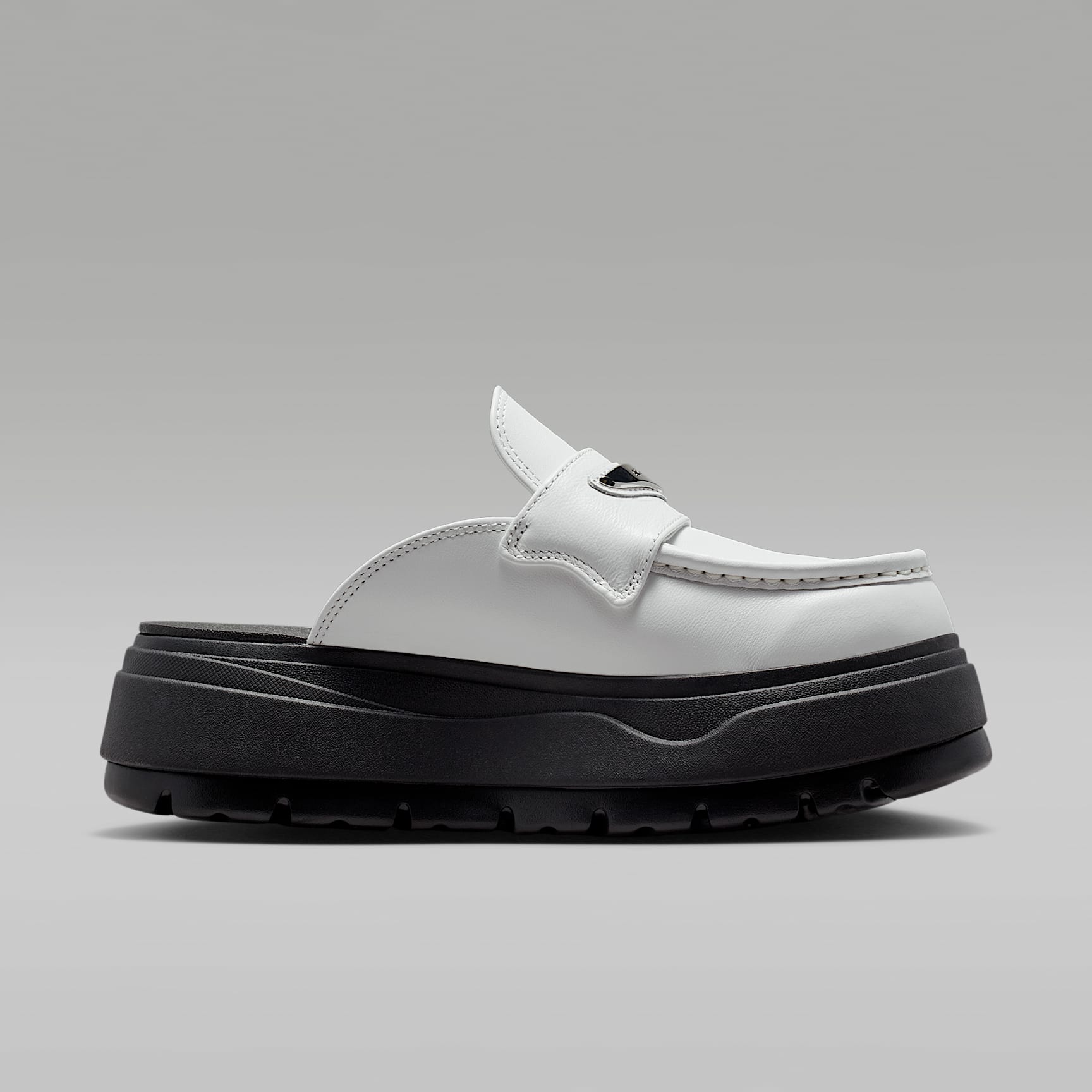 Air Jordan Mule Golfschuh (Damen) – Summit White/Schwarz/Metallic Silver