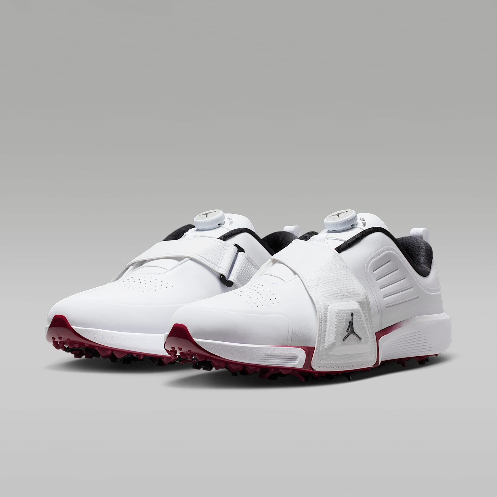 Jordan Air Rev Golfschuh – Weiß/Team Red/Schwarz