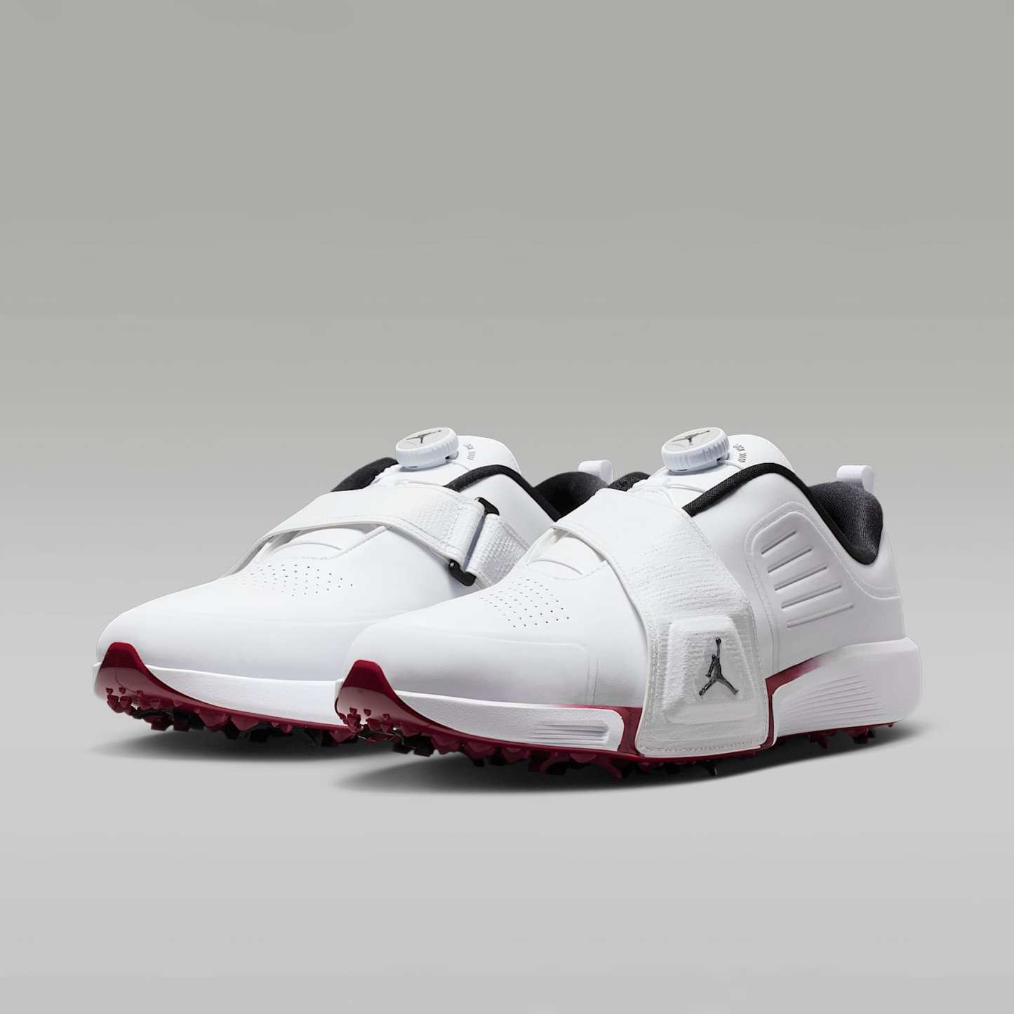 Jordan Air Rev Golfschuh – Weiß/Team Red/Schwarz