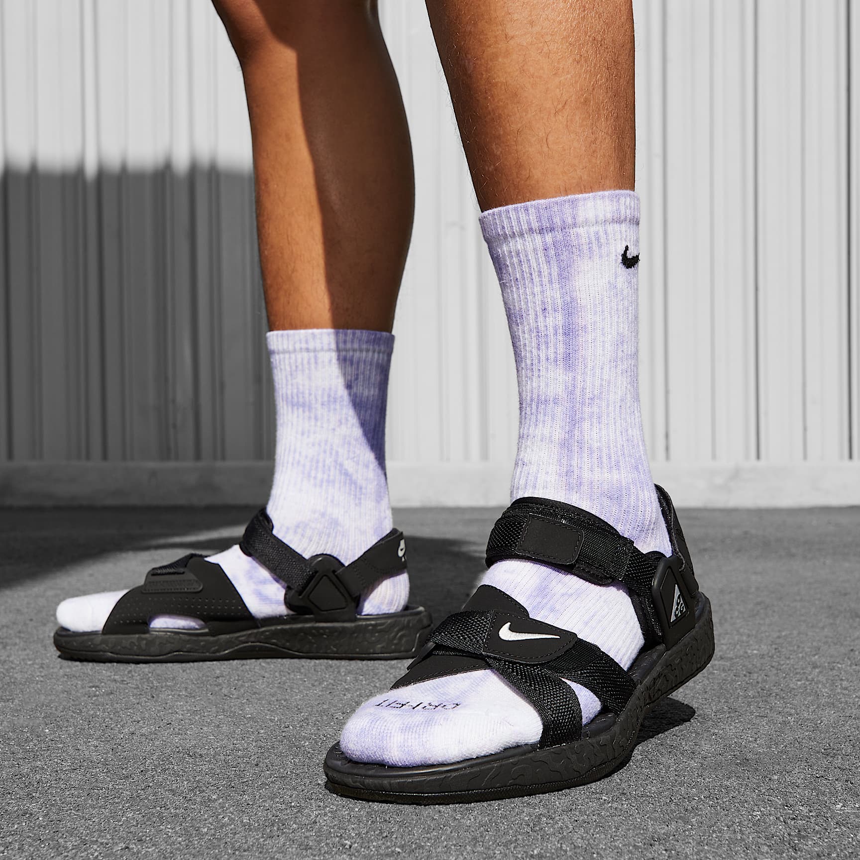 ACG Air Deschutz+ Sandalen – Schwarz/Schwarz/Anthracite/Grey Fog