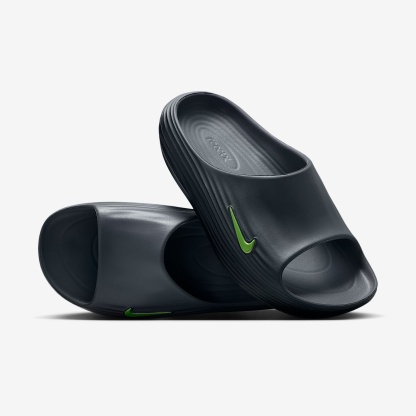 Nike ReactX Rejuven8 Slides (Herren) – Cool Grey/Schwarz/Volt