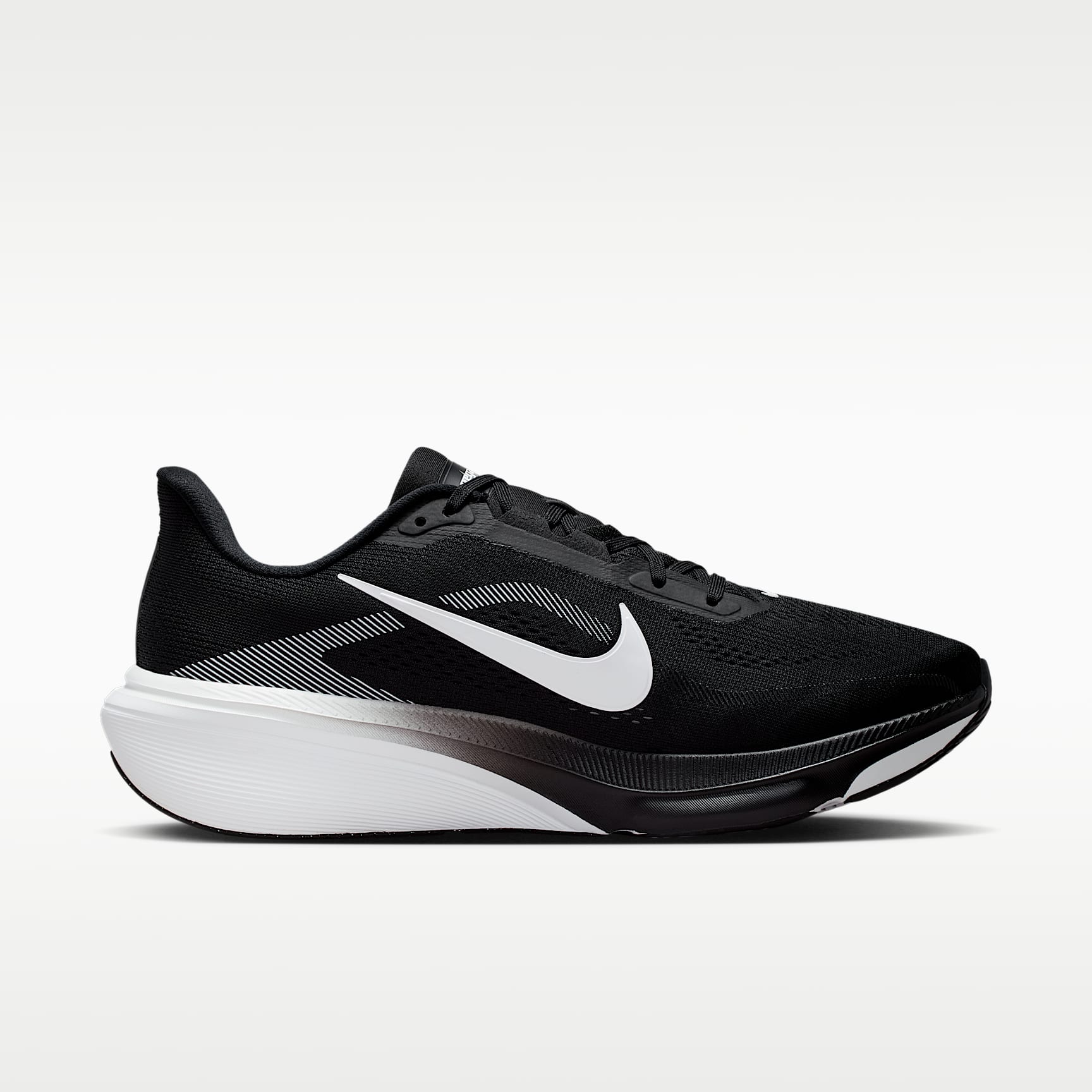 Nike Pegasus 42 Straßenlaufschuh (Herren, weit) – Schwarz/Photon Dust/Weiß