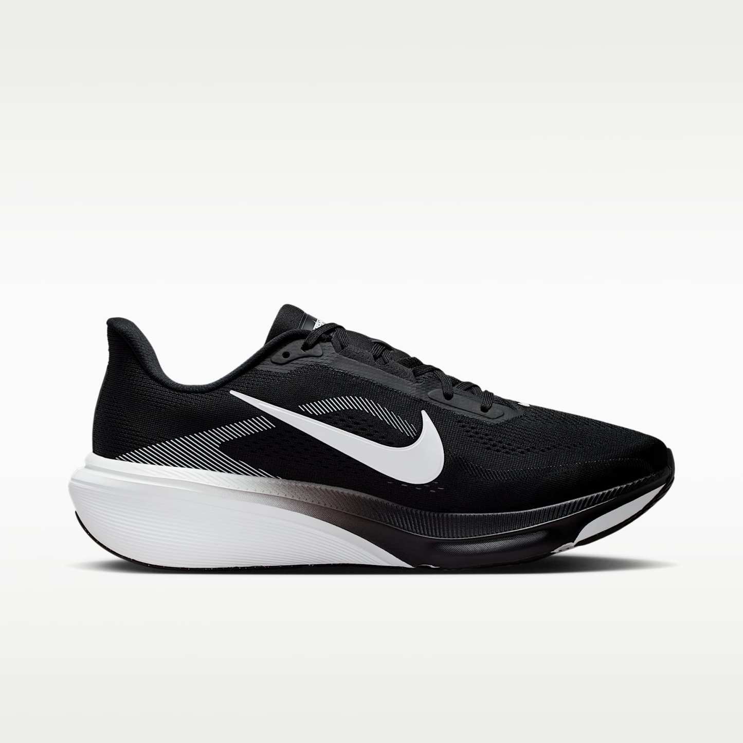 Nike Pegasus 42 Straßenlaufschuh (Herren, weit) – Schwarz/Photon Dust/Weiß