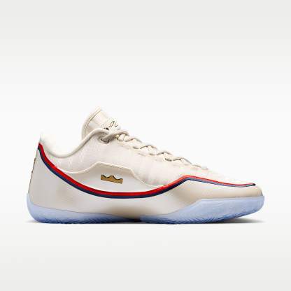LeBron XXIII "Old Glory" Basketballschuh – Pale Ivory/University Red/Midnight Navy/Metallic Gold