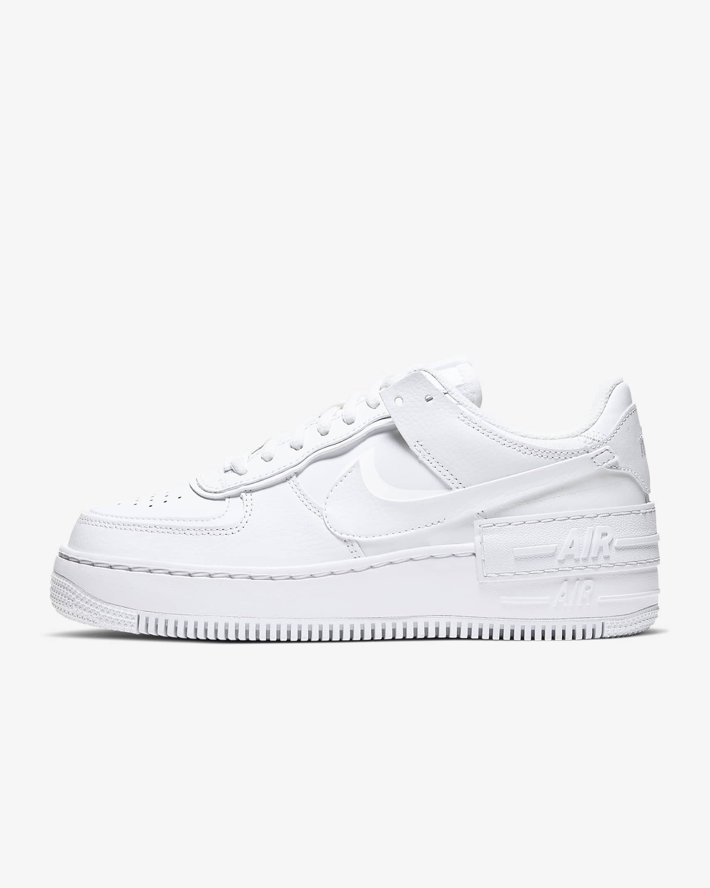Nike Air Force 1 Shadow Damenschuhe – Weiß/Weiß/Weiß