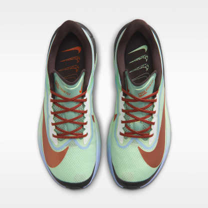 Nike Zoom Fly 6 Straßenlaufschuh für Wettkämpfe (Herren) – Steam/Frosted Spruce/Purple Fade/Rugged Orange
