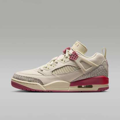 Jordan Spizike Low Schuh (Damen) – Pale Ivory/Track Red/Coconut Milk/Desert Berry