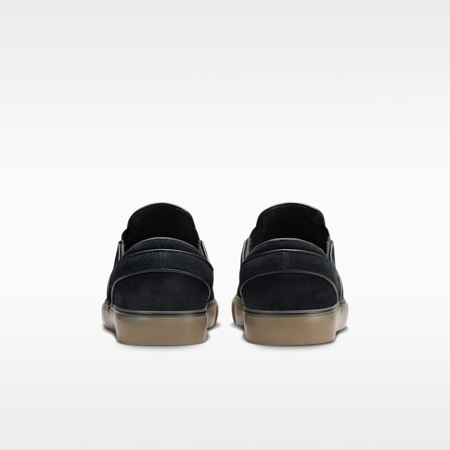 Nike SB Janoski+ Slip Skateboardschuh – Schwarz/Schwarz/Gum Light Brown/Schwarz