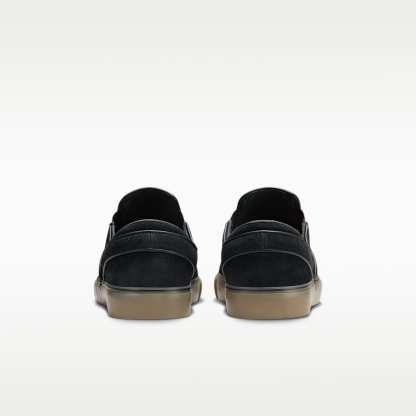Nike SB Janoski+ Slip Skateboardschuh – Schwarz/Schwarz/Gum Light Brown/Schwarz