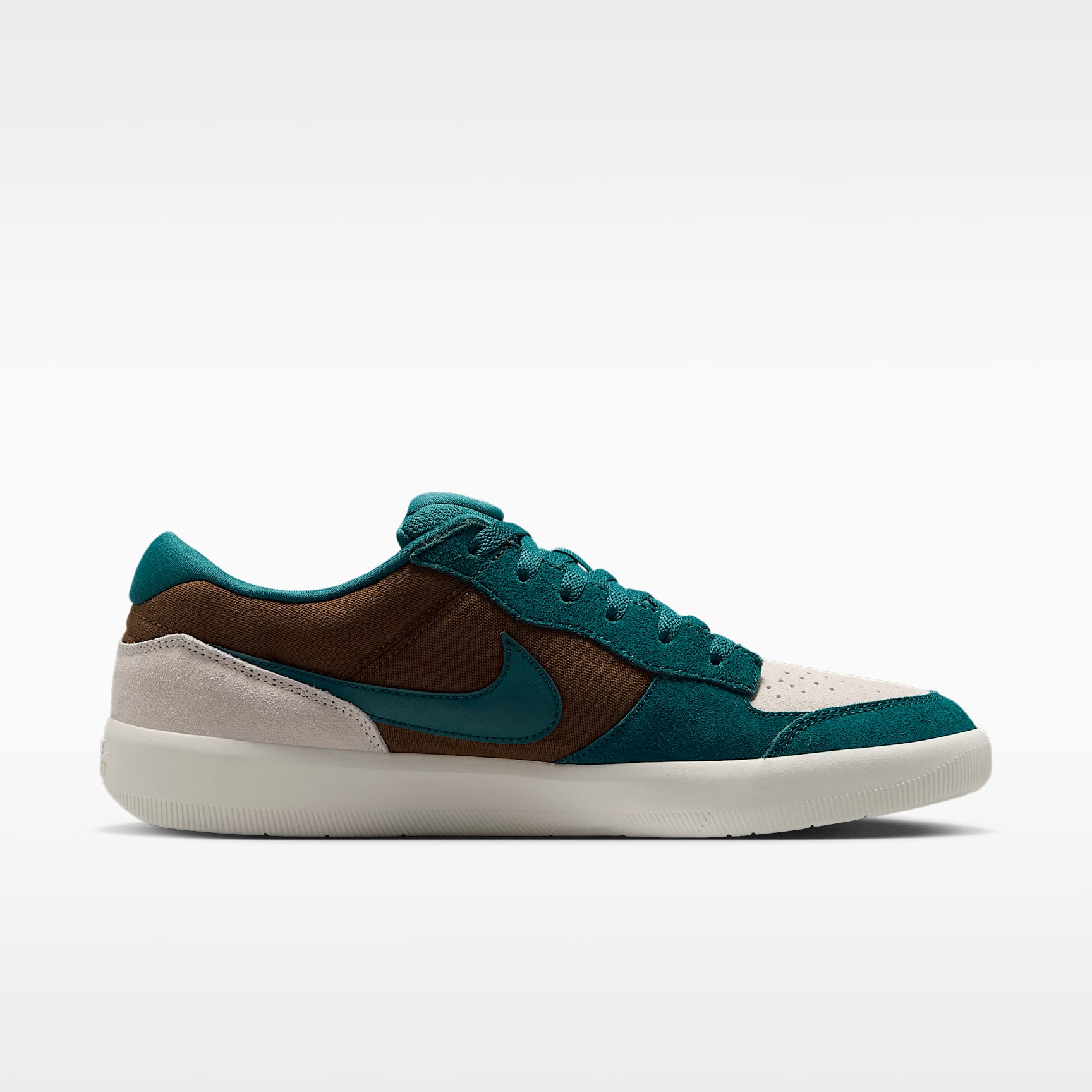 Nike SB Force 58 Skateboardschuh – Mosswood Brown/Light Orewood Brown/Sail/Geode Teal