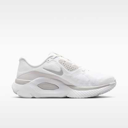Nike Structure Plus Straßenlaufschuh (Damen) – Weiß/Photon Dust/Metallic Silver