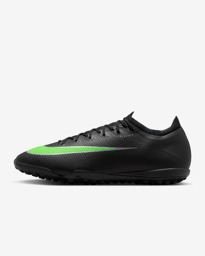 Nike Mercurial Vapor 17 Pro Low-Top-Fußballschuh für Turf – Schwarz/Schwarz/Illusion Green
