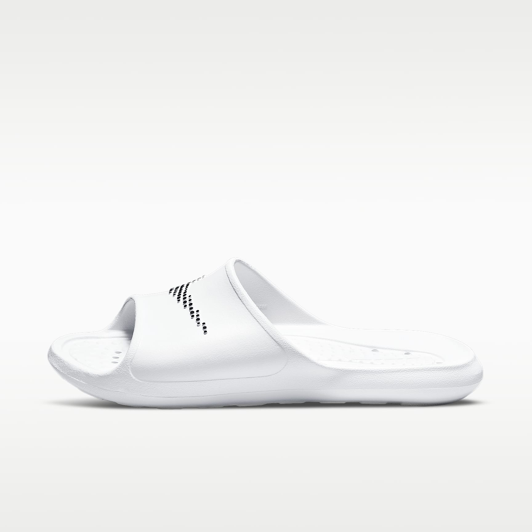 Nike Victori One Herren-Badeslipper – Weiß/Weiß/Schwarz