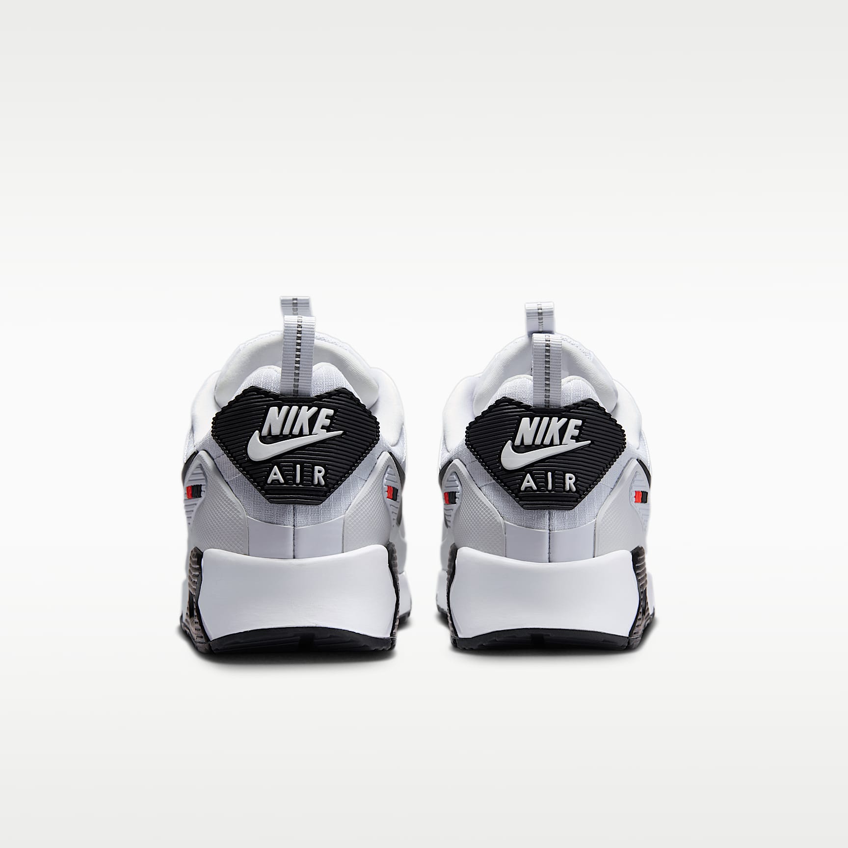 Nike Air Max 90 Drift Schuh (Herren) – Pure Platinum/Bright Crimson/Schwarz