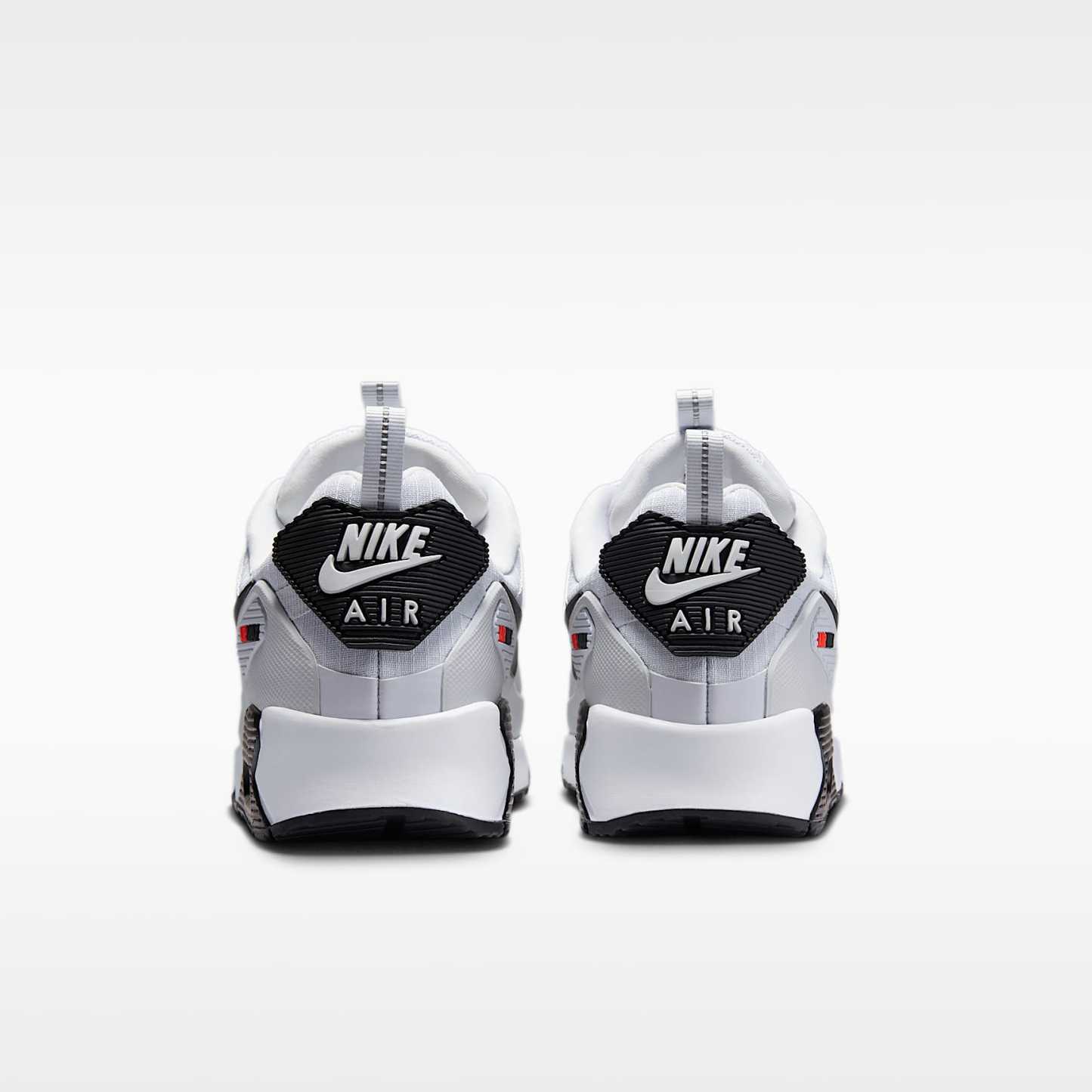 Nike Air Max 90 Drift Schuh (Herren) – Pure Platinum/Bright Crimson/Schwarz