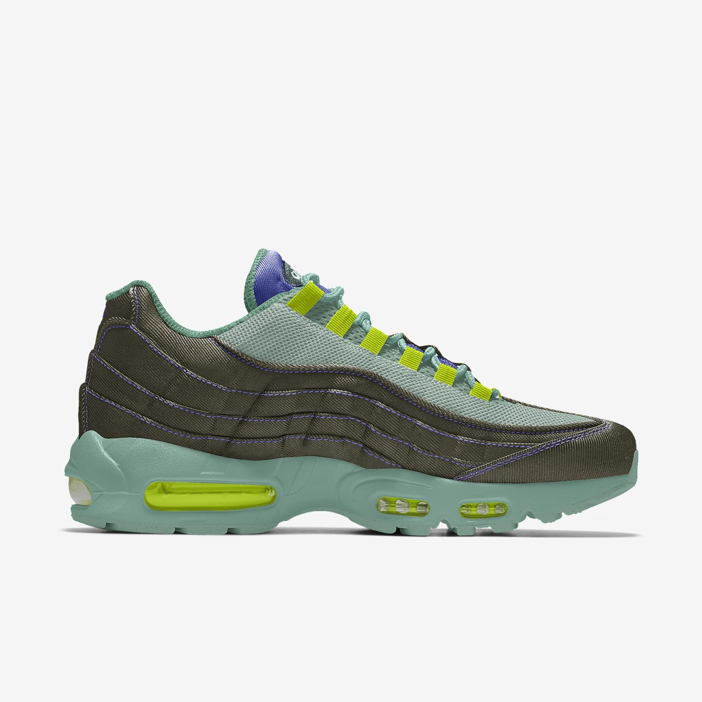 Nike Air Max 95 By You personalisierbarer Herrenschuh – Multi-Color/Multi-Color/Multi-Color/Multi-Color