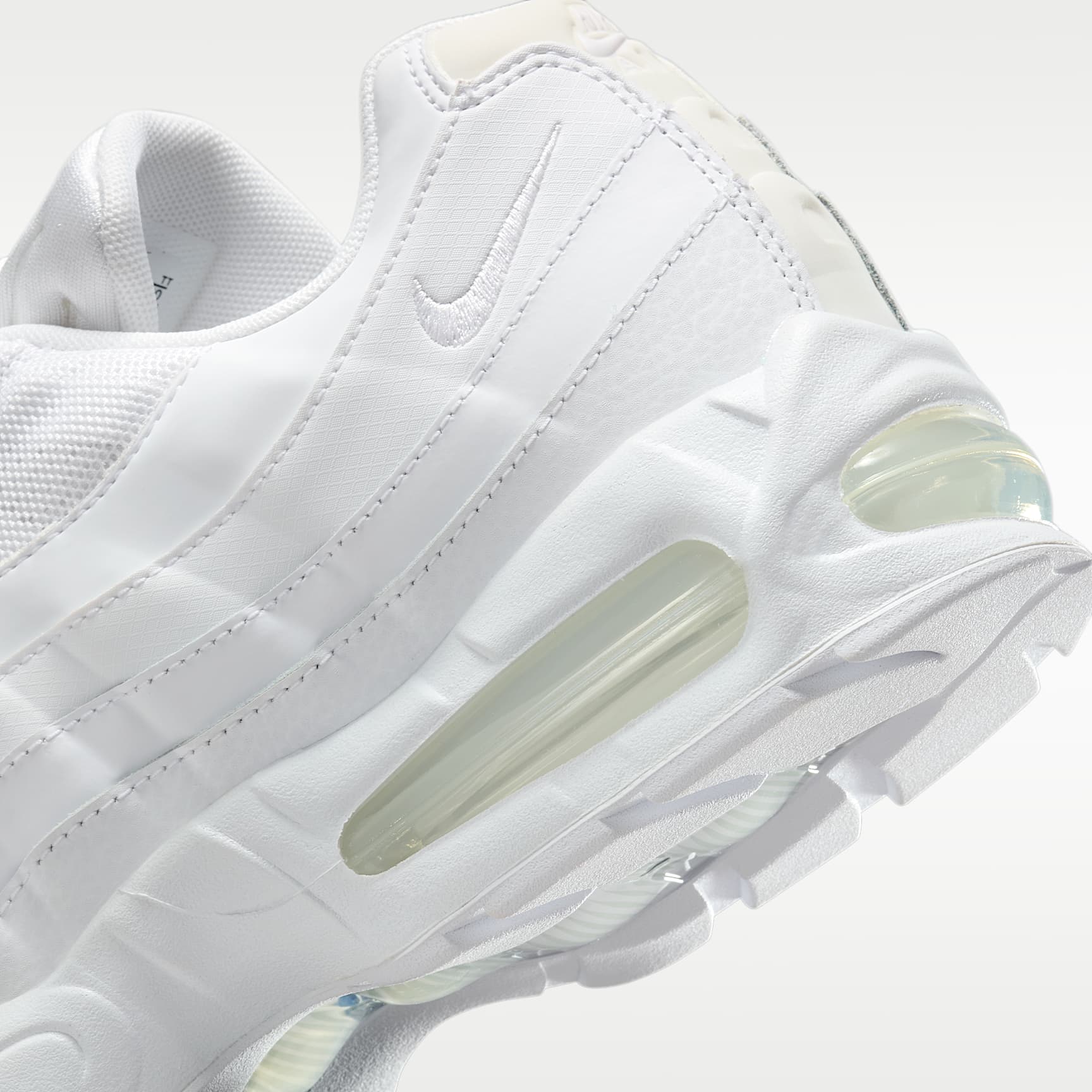 Nike Air Max 95 Big Bubble Schuh (Herren) – Weiß/Weiß/Pure Platinum/Weiß